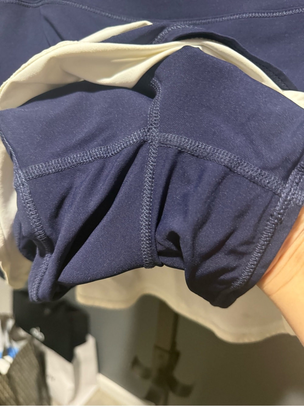Lilly Pulitzer Navy & White Luxletic Athletic Skirt - Picture 5 of 5